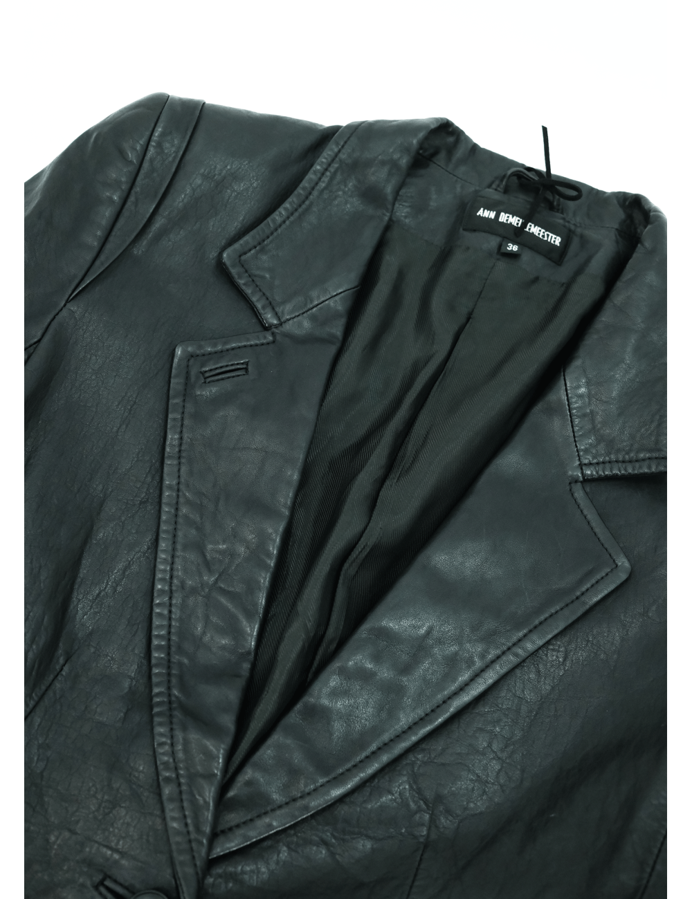 Ann Demeulemeester '00s Leather Jacket