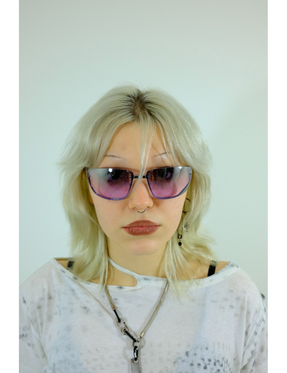 GUCCI Vintage Sunglasses Rare Oval Rectangular Wrap Wraparound Mask Half  Rim Rimless Light Blue 2653/S Frame Migos Kylie Jenner 90s New NOS - Etsy