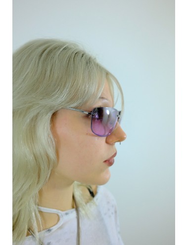 Gucci rimless round pink sunglasses