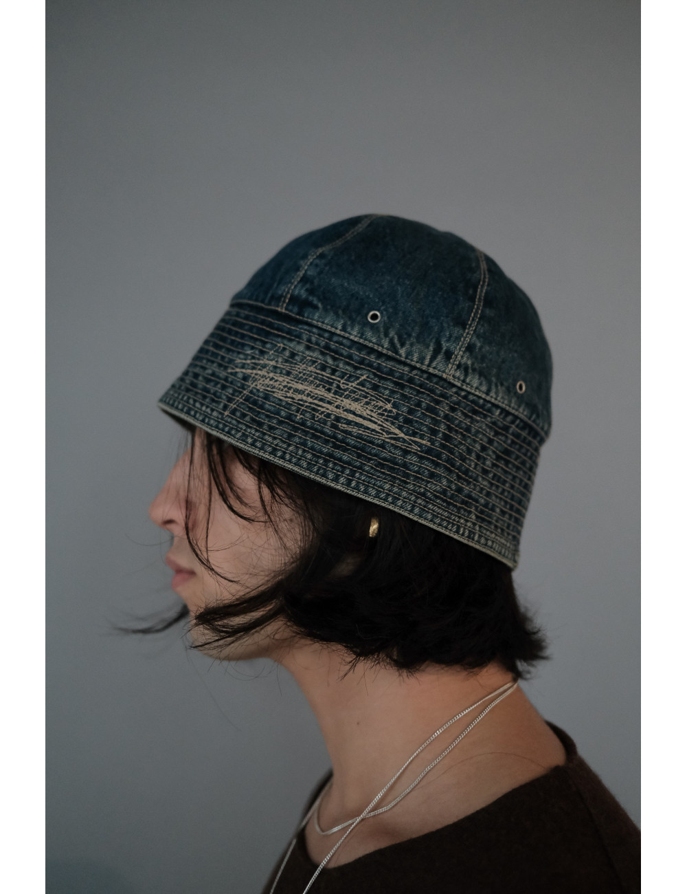 Jean Paul Gaultier Mid '90s Denim Bucket Hat