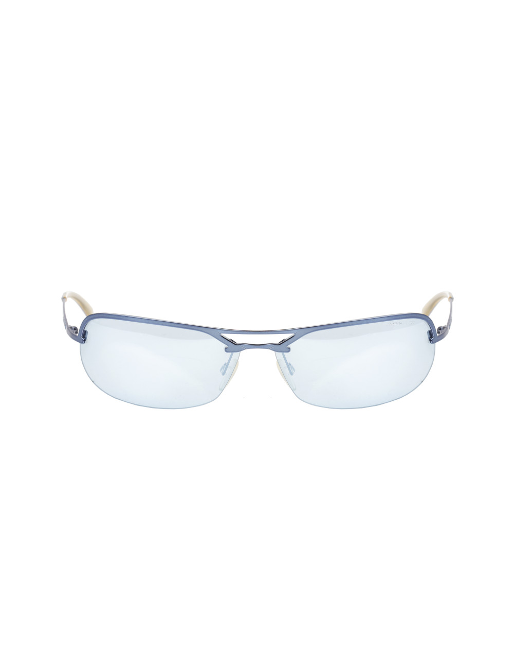 Carrera 90's Blue Rectangular Frame Sunglasses