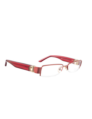 Dior 00s Red Half Rim...