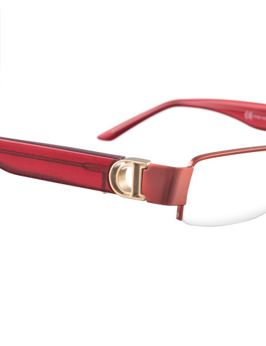 Dior 00s Red Half Rim...