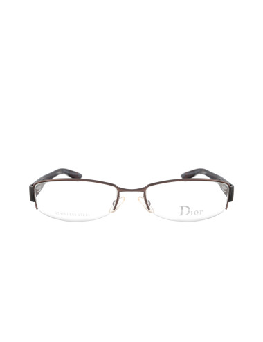 Dior 00s Brown Half Rim...