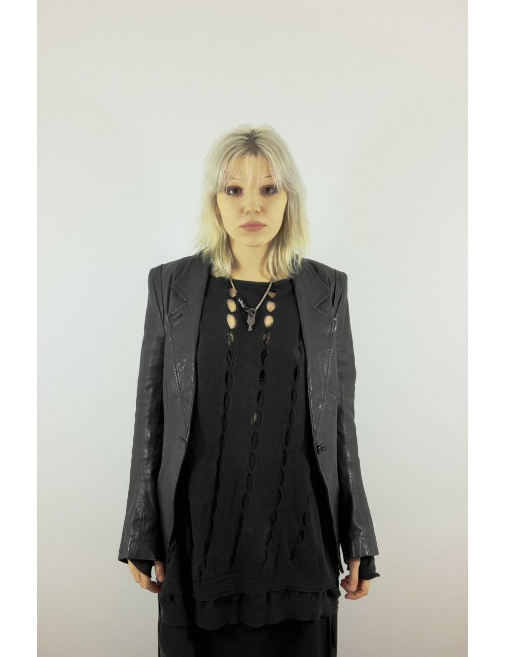 高価値 ann demeulemeester leather jacket ecousarecycling.com